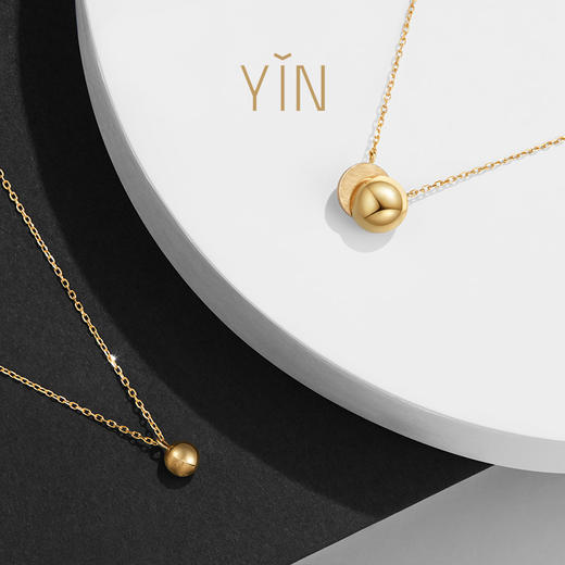 「盈」月相盈缺系列月相小球锁骨链 商品图1