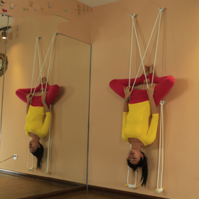 【墙绳】加粗艾杨格瑜伽辅助吊绳倒立绳高强度承重瑜伽倒挂绳瑜伽墙绳