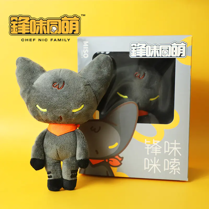 锋味咪嗦挂件毛绒玩具公仔单只盒装