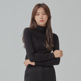 韩国MIXXO简约百搭高领基础款毛衣纯色JPY带授权招加盟代理