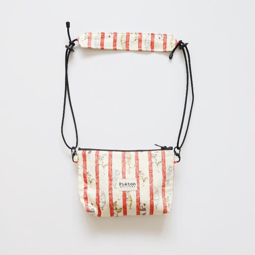 HUJI祤集pieton斜挎包插画动物偷偷看 商品图1