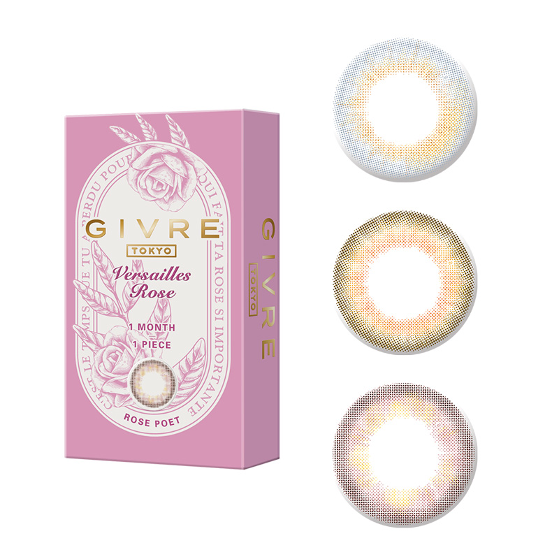 「48小时发」Givre 绮芙莉 凡尔赛玫瑰系列  中文版 月抛1片装SC