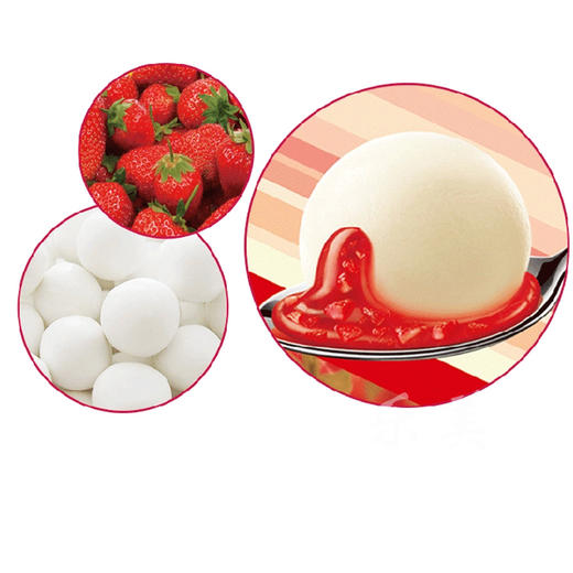 三全简装草莓水果汤圆400g