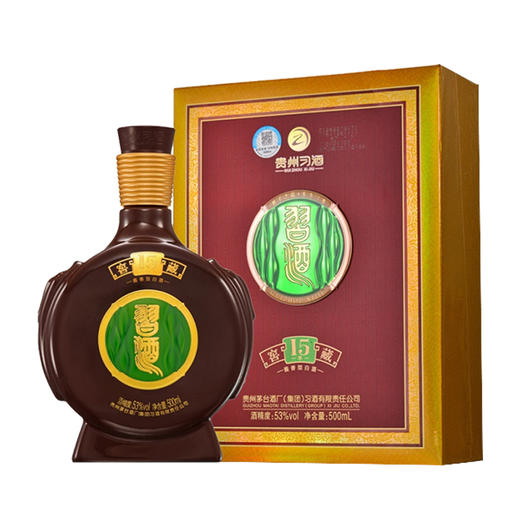 贵州习酒 窖藏酱香型白酒53度礼盒装十五年500ml一箱5瓶 商品图4