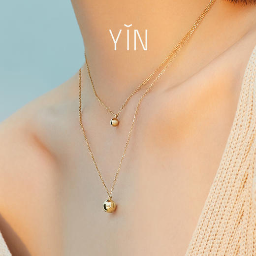 「盈」月相盈缺系列月相小球锁骨链 商品图5