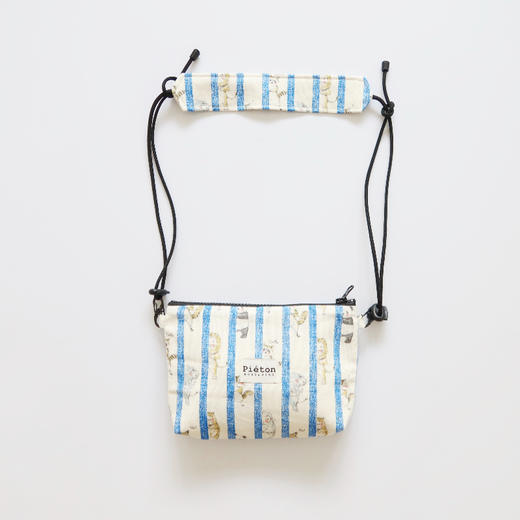 HUJI祤集pieton斜挎包插画动物偷偷看 商品图2