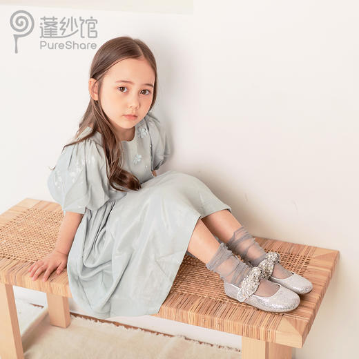 pureshare 女童单鞋新款秋冬蝴蝶结可爱气质软底儿童公主鞋-蝴蝶结公主鞋 商品图1