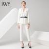 IWY/白色长袖西装长裤套装CP10328 商品缩略图4