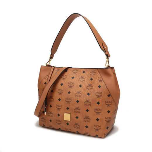 mcm女包 女士棕色手提包单肩包斜挎包mwhaakm02-co