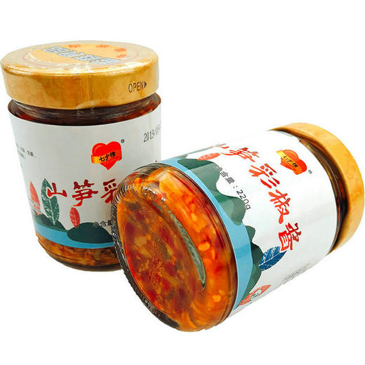【十堰】郧西七夕情山笋彩椒酱220g*2瓶 商品图4