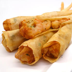 欢乐虾枝虾卷油炸小吃