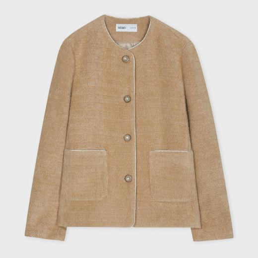 韩国MIXXO冬季气质百搭改良圆领夹克短外套淑女JPY带授权招加盟代理 商品图1