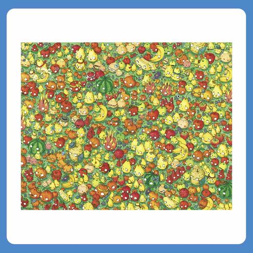 【折扣商品 不退不换】2000片 平面拼图 塑料拼图 H2466 罗元-水果学园 商品图0