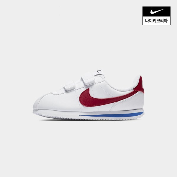 儿童耐克魔术贴阿甘鞋Cortez Basic SL NIKE 904767-103 SSG NikeJPY带授权招加盟代理