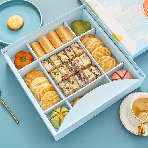 雅觅 雪花酥抹茶椰凤梨酥曲奇综合糕点礼盒律动时光850g 35枚办公室休闲零食早餐茶点心 送礼佳品 商品图4