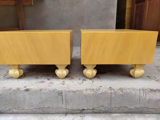 18厘米厚中式新榧贴面莲花腿棋墩 商品图4