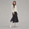 韩国MIXXO百搭经典A字百褶长裙纯色秋冬JPY带授权招加盟代理 商品缩略图0