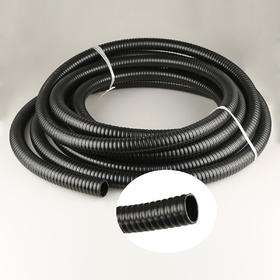森森鱼池过滤器水管黑色阻燃管波纹软管波纹管池塘抽水橡胶软管