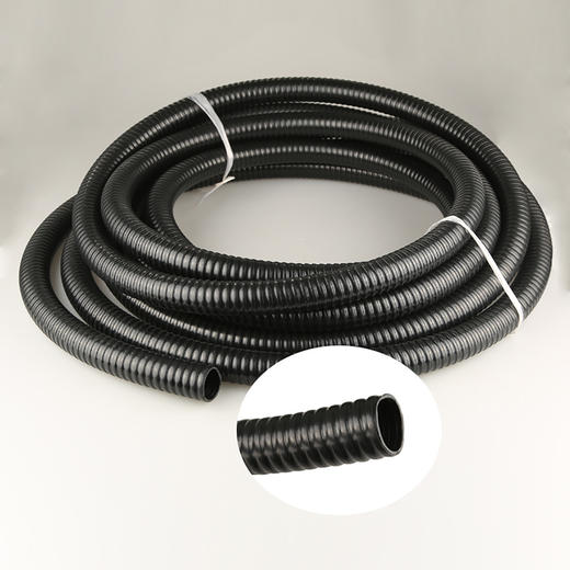 森森鱼池过滤器水管黑色阻燃管波纹软管波纹管池塘抽水橡胶软管 商品图0