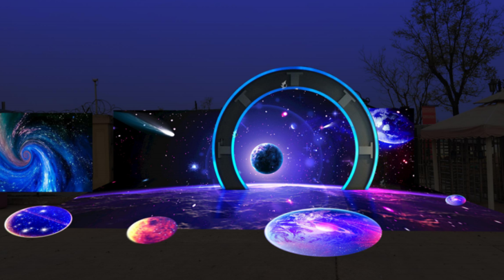 推开秦汉园的大门,时空隧道即刻打开