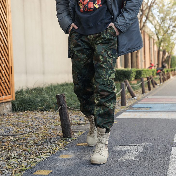 德国现役配发版19新款德斑迷彩战术工装多袋长裤