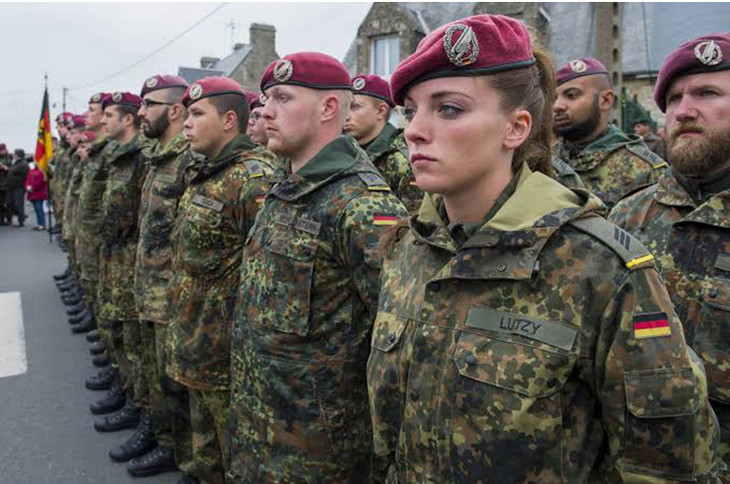 德国公发德斑丛林迷彩parka防风大衣