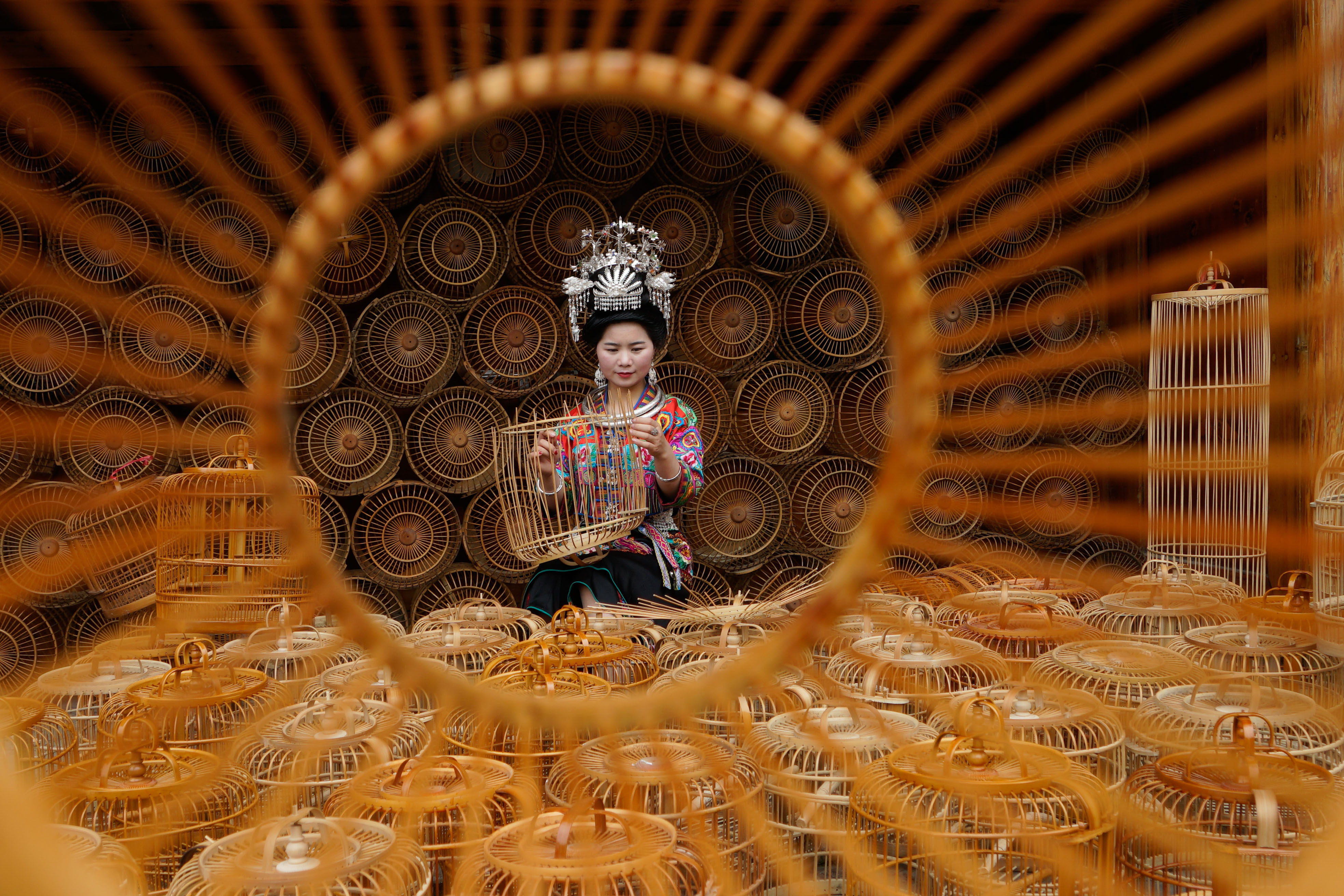 行摄年味中国贵州苗族芦笙会传统侗族祭萨感受深山的年味采风4天