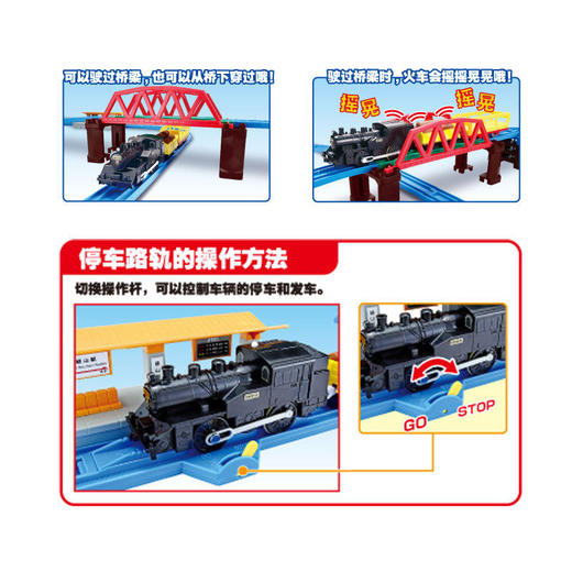 多美卡  NO.129783    蒸汽火车豪华套组 商品图3