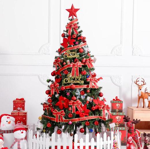 *圣诞树1.8米豪华套餐加密发光大型圣诞树套装1.2/1.5/2.1米装饰 商品图0