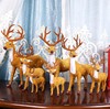 *圣诞麋鹿绒毛仿真鹿梅花小鹿圣诞树装饰品 橱窗场景布置道具 商品缩略图2