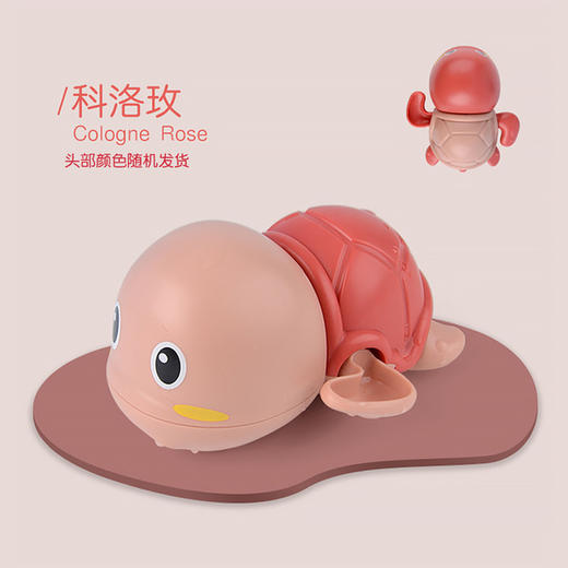 【抖音爆款】宝宝洗澡戏水酷游小乌龟 发条上链动物浴室玩水儿童玩具 商品图8