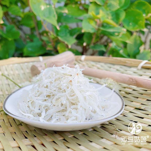 港岛姑娘 天然淡干小银鱼干新晒丁香鱼面条鱼干福建特产海鲜干货100g/包 商品图1