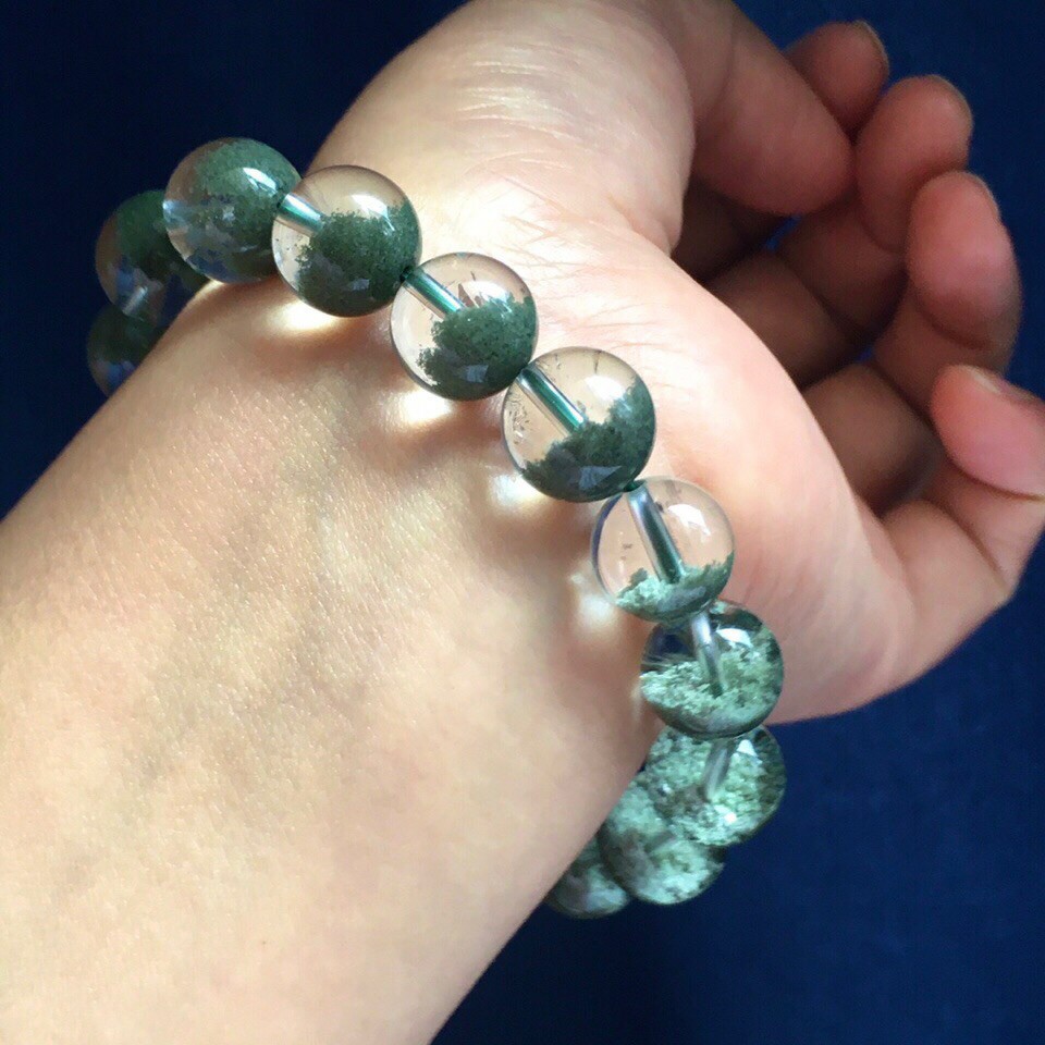 3克 11.7mm绿幽灵手链