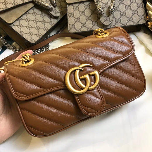 GG新款Marmont焦糖色，3个尺寸 商品图2