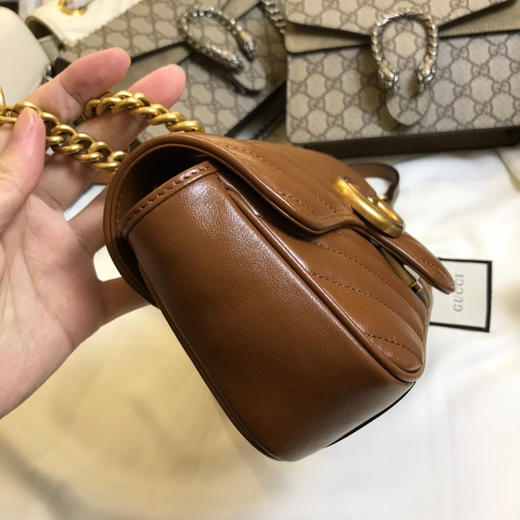 GG新款Marmont焦糖色，3个尺寸 商品图3
