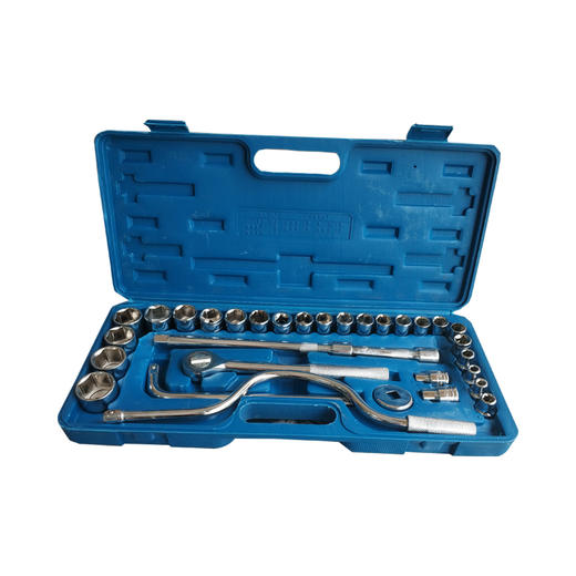 沪工套筒扳手32件套PC(六角）套筒套管棘轮扳手套装组合 商品图0