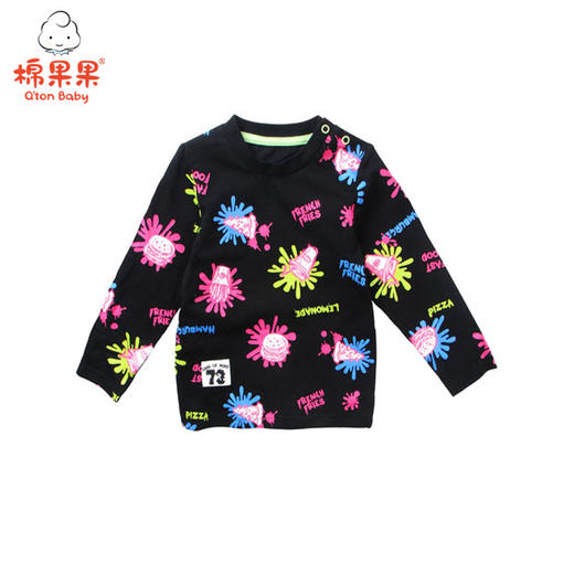 棉果果春秋款男童套头T恤M112140218098 商品图0
