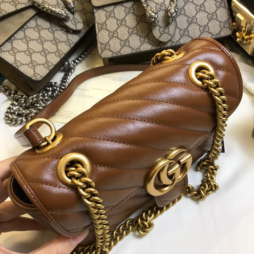 GG新款Marmont焦糖色，3个尺寸 商品图5