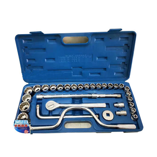 沪工套筒扳手32件套PC（梅花）套筒套管棘轮扳手套装组合 商品图0