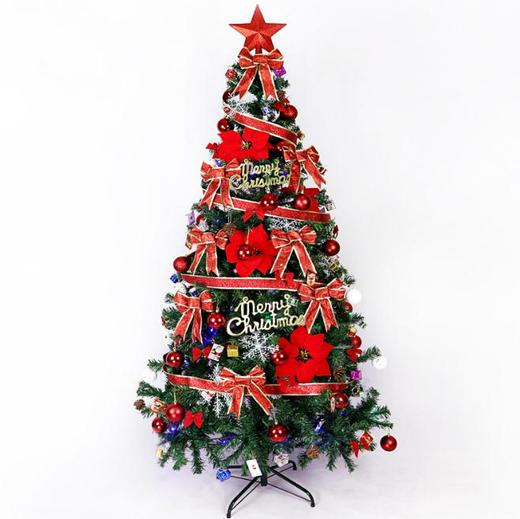 *圣诞树1.8米豪华套餐加密发光大型圣诞树套装1.2/1.5/2.1米装饰 商品图1