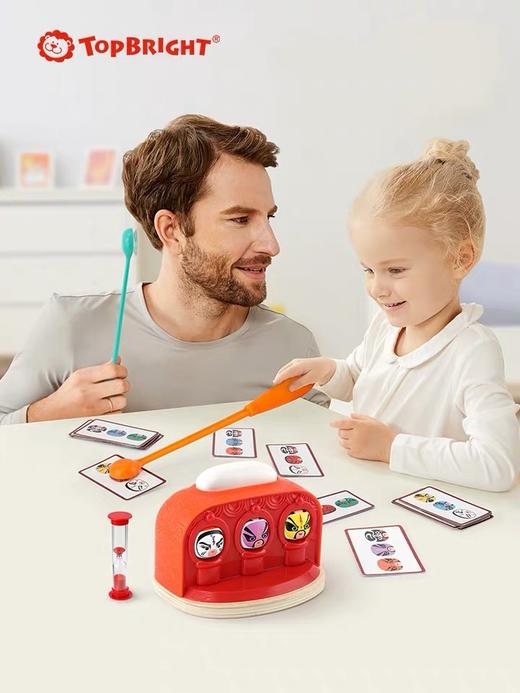 京剧变脸找图抖音脸谱卡片逻辑找相同游戏亲子互动儿童玩具男孩女 商品图2