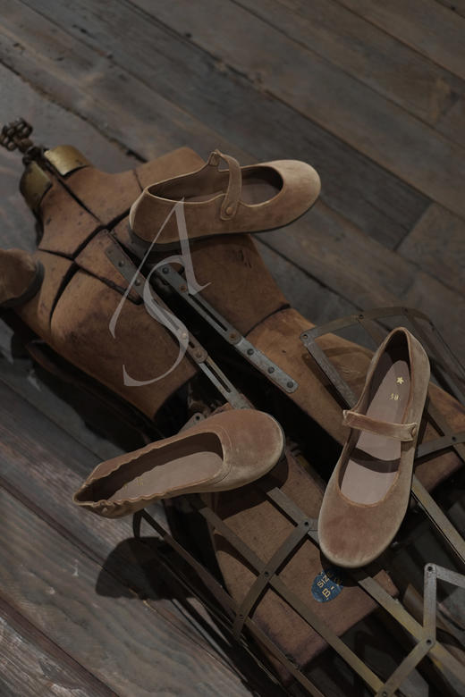 Daniela Gregis  驼粉色浅口芭蕾鞋 商品图1