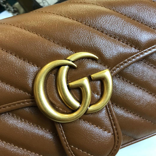 GG新款Marmont焦糖色，3个尺寸 商品图9
