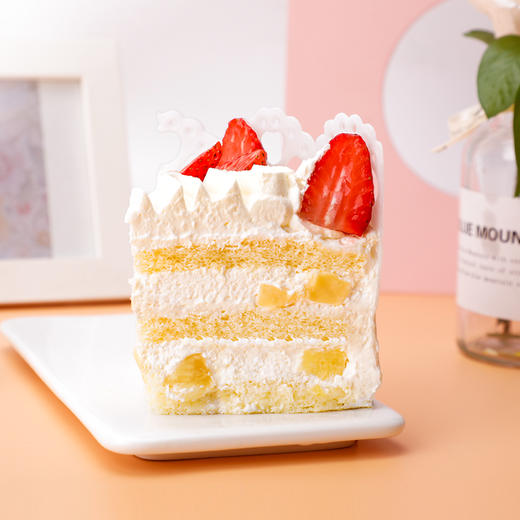 芭比颂barbiecreamcake草莓奶油蛋糕纯乳脂奶油新鲜草莓奶油蛋糕完美
