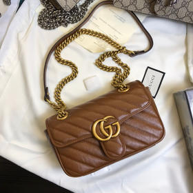 GG新款Marmont焦糖色，3个尺寸