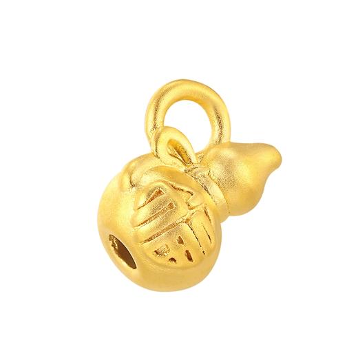 足金黄金葫芦转运珠挂坠HP411201 商品图0
