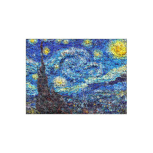 3D-JP 拼图中的拼图 梵高 星夜 商品图0