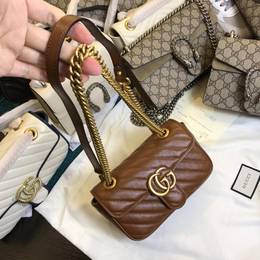 GG新款Marmont焦糖色，3个尺寸 商品图12