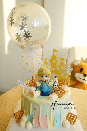 「女孩」Q版气球冰雪女王 艾莎