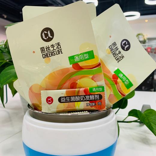 菌丝生活通用型酸奶发酵剂*4包+酸奶机（304不锈钢内胆） 商品图2